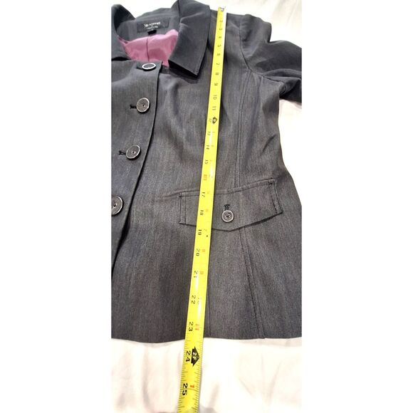 Larry Levine Ladies Gray Suit Jacket & Pant Size 12 - Picture 12 of 15